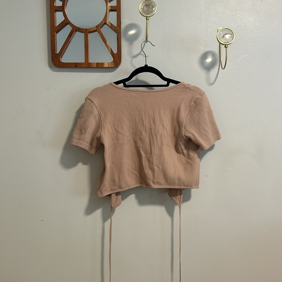 Pink wrap tee - Picture 2 of 2